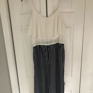 Striped jumpsuit